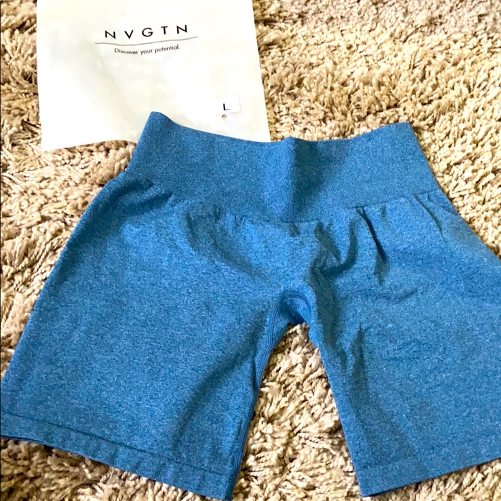 NGVTN NWOT slate blue pro short large